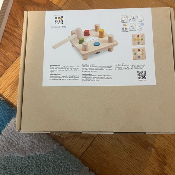 NWT Plan Toys Hammer Peg - Picture 4 of 5